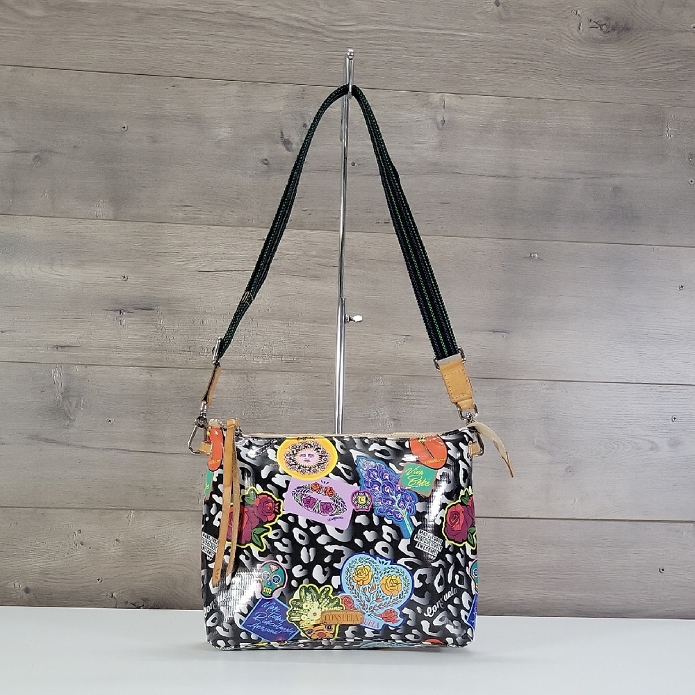 Consuela Multi-Color PVC Crossbody Shoulder Bag